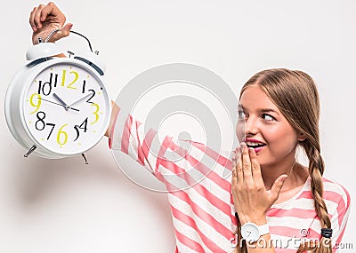 Teenage girl Stock Photo