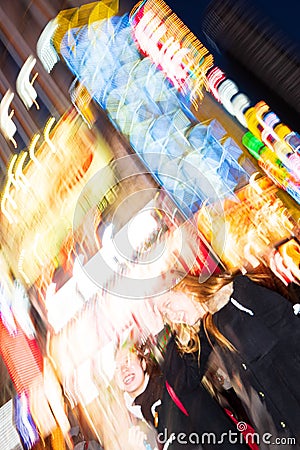 Teenage girls at Kabukicho district in Shinjuku, Editorial Stock Photo