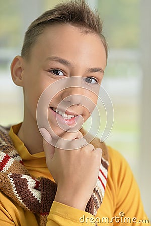 Teenager boy portrait Stock Photo