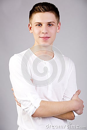 Teenager portrait Stock Photo