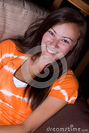 Teenager Smiling Stock Photo