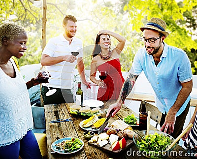 Teenagers Friends Dancing Hangout Happiness Concept Stock Photo