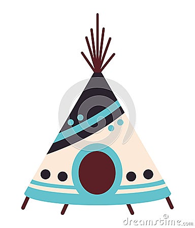 teepee native america design Vector Illustration