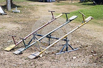 Teeter Totter Stock Photo