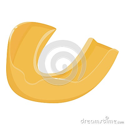 Teeth guard icon cartoon vector. Sport mouthguard Vector Illustration