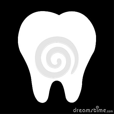 Teeth icon dentist flat vector sign/symbol. Vector Illustration