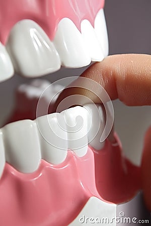 Teeth model Stock Photo