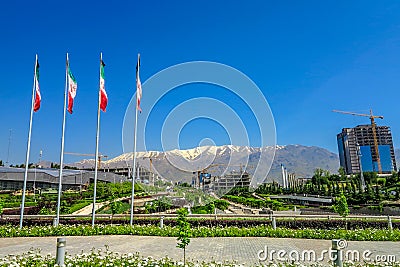 Tehran Ab-o Atash Park 06 Editorial Stock Photo