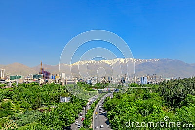 Tehran Ab-o Atash Park 11 Editorial Stock Photo