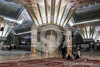 Tehran, Iran - May 3, 2017: Imamzadeh Saleh, Shemiran is one of many imamzadeh mosques in Iran. The mosque is located at Tajrish Editorial Stock Photo