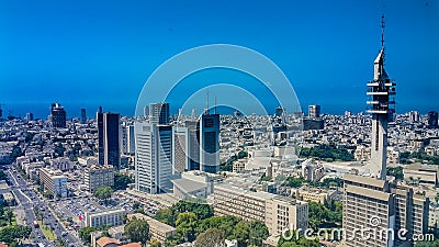 Tel aviv city view Editorial Stock Photo