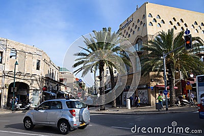 Yefet Street, Tel Aviv, Israel Editorial Stock Photo