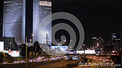 Tel Aviv przy noc Tel Aviv przy noc