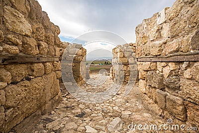 Tel Megiddo, Israel Stock Photo