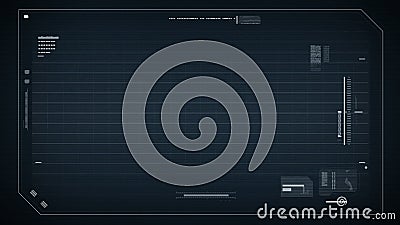 Tela da janela da alta tecnologia + linhas separadas ilustração do vetor Tela da janela da alta tecnologia + linhas separadas ilustração do vetor