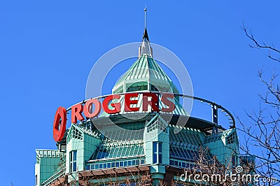 Telecom company Rogers Communications Headquarters in Toronto, Canada Editorial Stock Photo