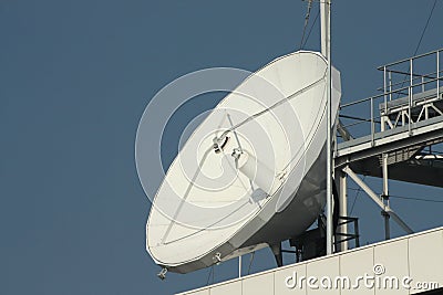 Telecommunication antenna Stock Photo