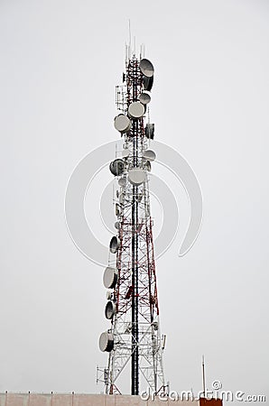 Telecommunication Pole or Mobile phone tower