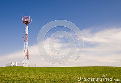 Telecommunication tower Stock Photo