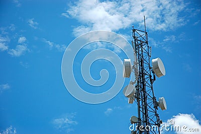 Telecommunication Tower Stock Photo