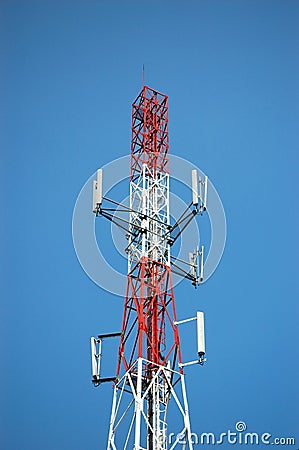 Telecommunication tower Stock Photo