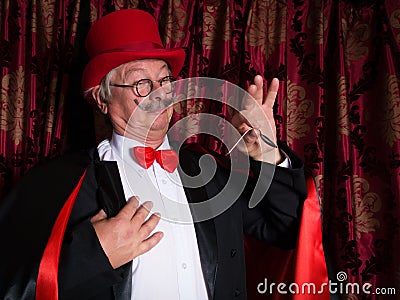 Telekinetic performer Stock Photo