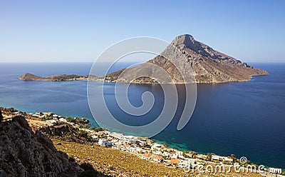 Telendos island, Greece Stock Photo