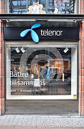 Telenor Sweden Editorial Stock Photo