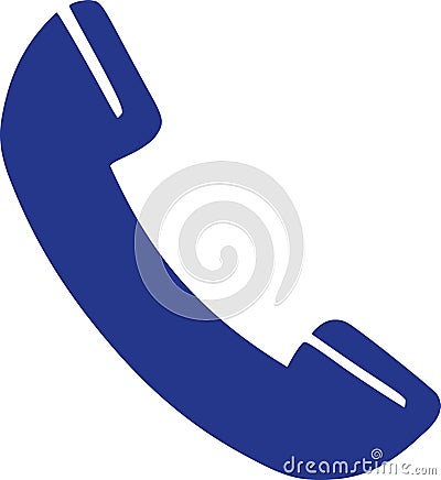 Telephone receiver icon Vector Illustration