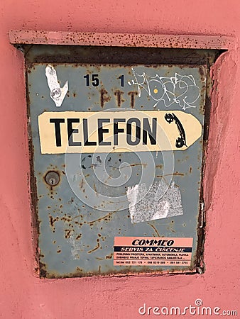 Telephone Editorial Stock Photo