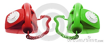 Telephones Stock Photo