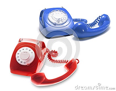 Telephones Stock Photo