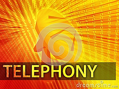 Telephony illustration Cartoon Illustration