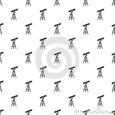 Telescope pattern, simple style Vector Illustration