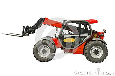 Telescopic handler Stock Photo