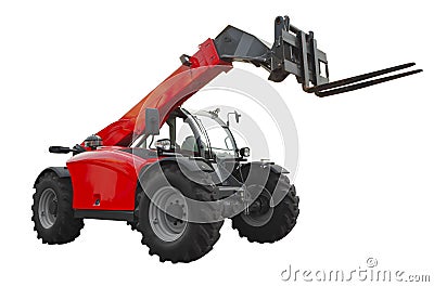 Telescopic handler Stock Photo