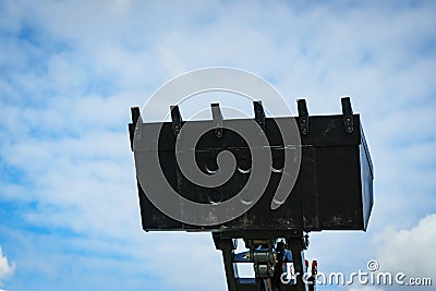 Telescopic loader agricultural machinery Stock Photo