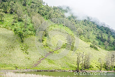 Teletubbies hill indonesia Stock Photo