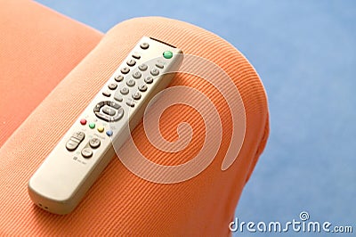 Television remote control Stock Photo