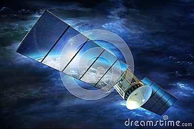 Television Signal Satellite Stock Photo