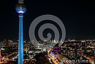 The Television Tower in Berlin, Editorial Stock Photo