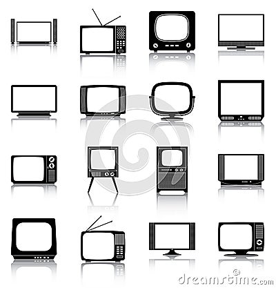 Televisions Vector Illustration