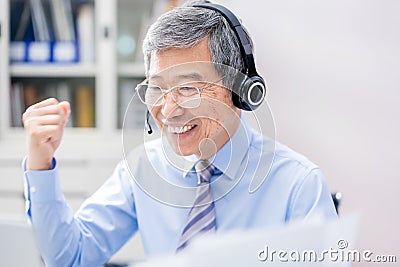 Telework video meeting concept Stock Photo