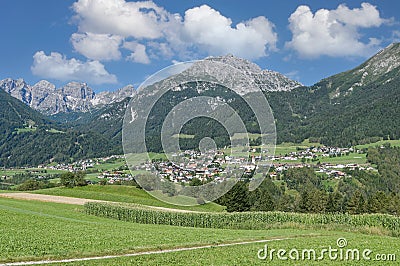 Telfes im Stubai,Tirol,Austria Stock Photo
