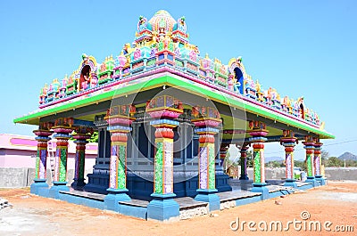 telugu mudiraj caste peddamma Temple Editorial Stock Photo