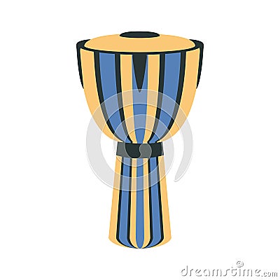 Tem-tam Drum, Part Of Musical Instruments Set Of Realistic Cartoon Vector Isolated Illustrations Vector Illustration