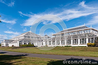 Temperate House in Kew Gardens Stock Photo