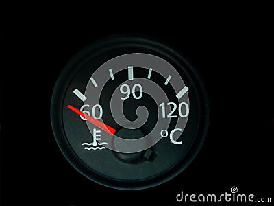 Temperature gauge Stock Photo