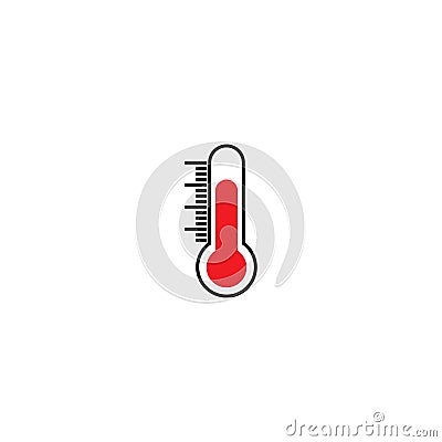 Temperature logo template Vector Illustration
