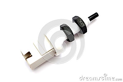 Temperature sensor car Stock Photo